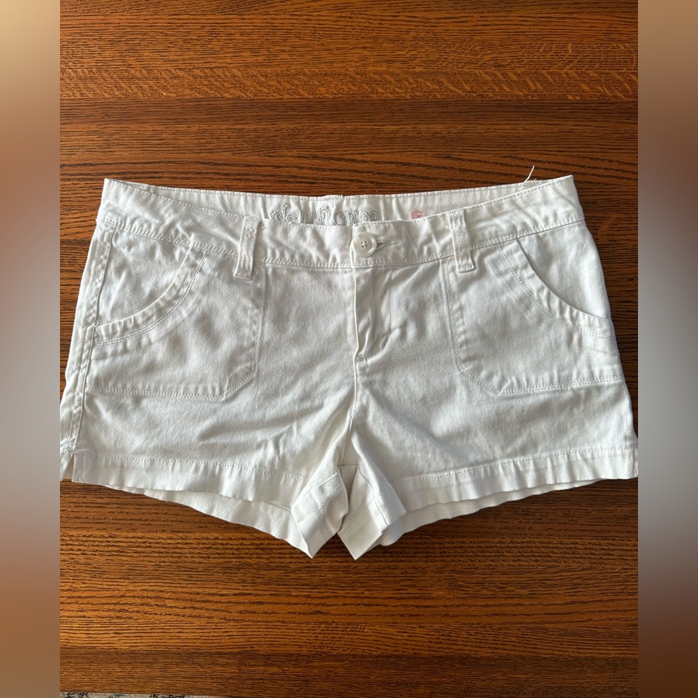 Wallflower White Jean Shorts for Women